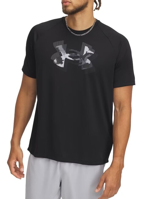 UNDER ARMOUR TECH PRINT T-Shirt Schwarz - Herren-T-Shirts
