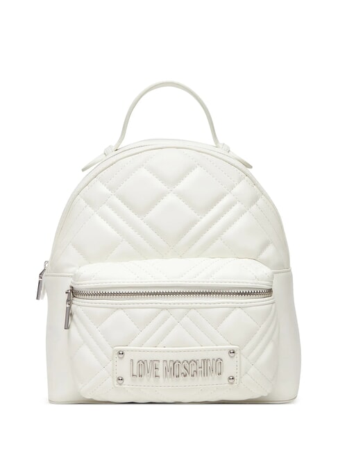 LOVE MOSCHINO QUILTED Rucksack mit Tasche Weiß - Damentaschen