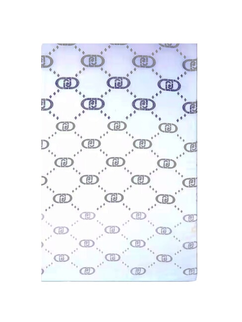 LIUJO LOGO Degradé-Schal mit Allover-Logo heller Denim - Schals