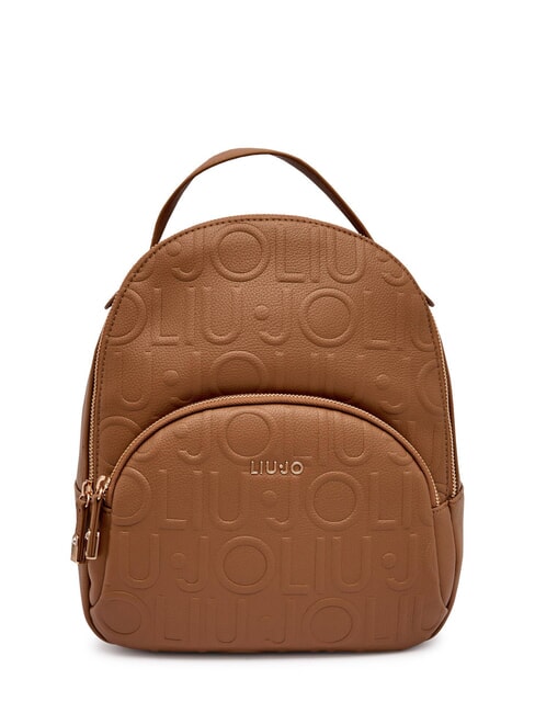 LIUJO MANHATTAN Mittelgroßer Rucksack mit geprägtem Logo Wildleder- - Damentaschen