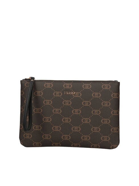 LIUJO CALIWEN Clutch mit Logo-Print und Manschette SCHWARZ - Damentaschen