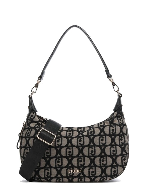 LIUJO KALISKA Tasche aus Jacquard-Stoff mit Doppelfunktion Tabak - Damentaschen