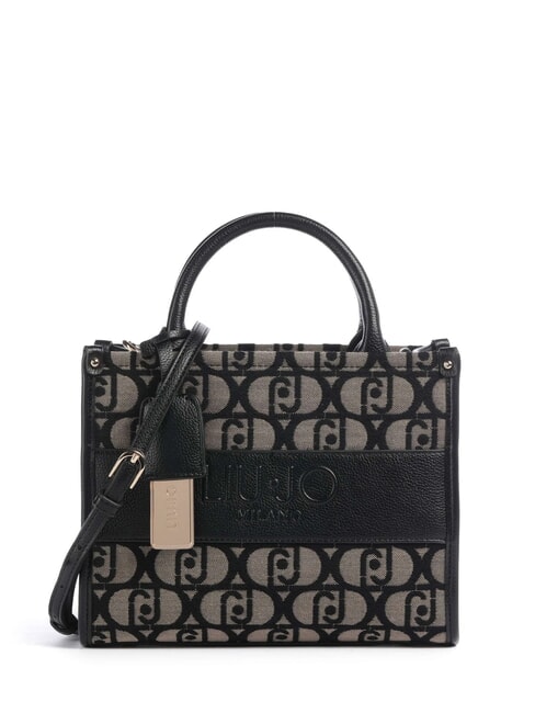 LIUJO RIDHI Stoff-Tragetasche mit Schultergurt SCHWARZ - Damentaschen