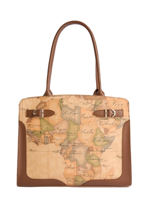 ALVIERO MARTINI PRIMA CLASSE VALLEY GEO Schulter-Einkaufstasche Kastanie - Damentaschen