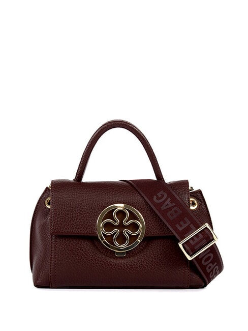 V73 FEDERICA Kleine Handtasche mit Schultergurt Bordeaux - Damentaschen