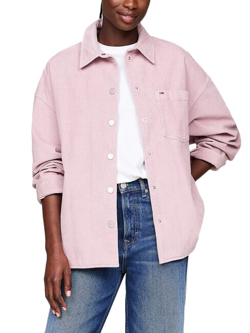 TOMMY HILFIGER TH JEANS Baumwollhemd Taltraube - Damenblusen