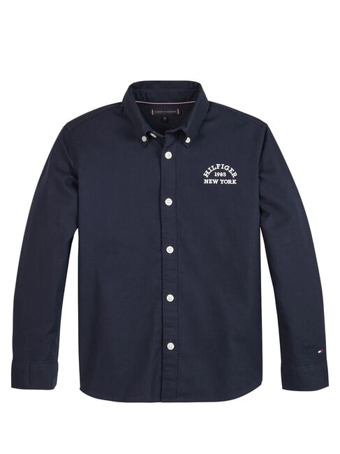 TOMMY HILFIGER TH KIDS New York Baumwollhemd Wüstenhimmel - Kinderhemden