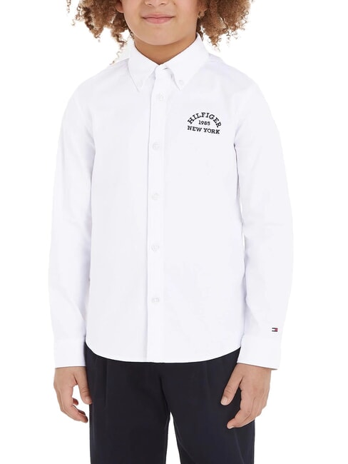 TOMMY HILFIGER TH KIDS New York Baumwollhemd Weiß - Kinderhemden
