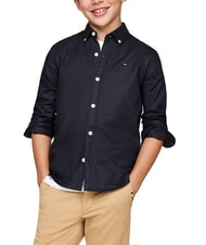 TOMMY HILFIGER TH KIDS Langärmliges Baumwollhemd - Kinderhemden