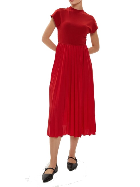 TOMMY HILFIGER TH Kleid dunkles Magma - Damenkleider