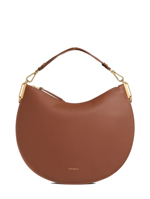 COCCINELLE SUNUP  Umhängetasche, mit Schultergurt Cognac/Schwarz - Damentaschen