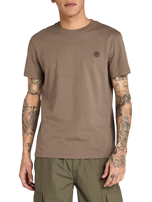 TIMBERLAND SS DUNRIVER CREW Baumwoll t-shirt Schokochip - Herren-T-Shirts