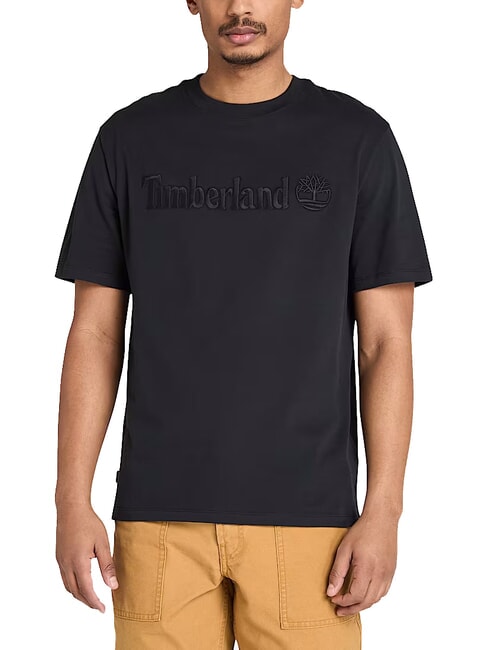 TIMBERLAND EMBROIDERY TONAL Baumwoll t-shirt SCHWARZ - Herren-T-Shirts