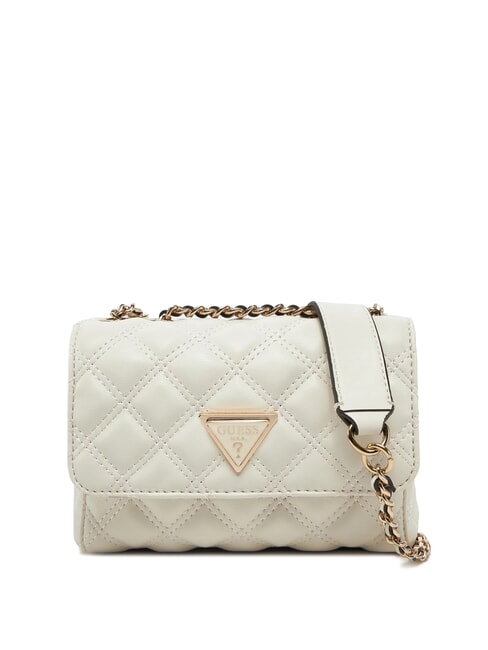 GUESS GIULLY Mini-Stepptasche mit Klappe NICHT-GERADE WEISS - Damentaschen