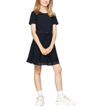 TOMMY HILFIGER TH Mädchenkleid - Kleider für kleine Mädchen
