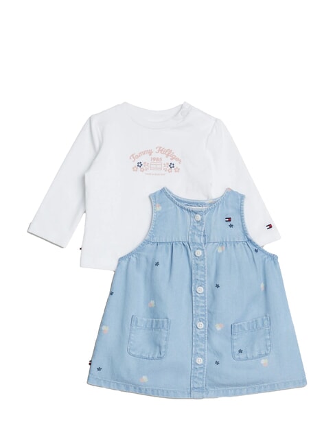 TOMMY HILFIGER TH Baby-Mädchen-Outfit Denim - Strampler und Baby-Outfits