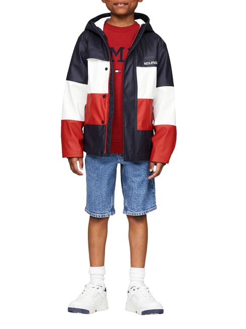 TOMMY HILFIGER TH KIDS Jacke rot / weiß / blau - Kinder Jacken