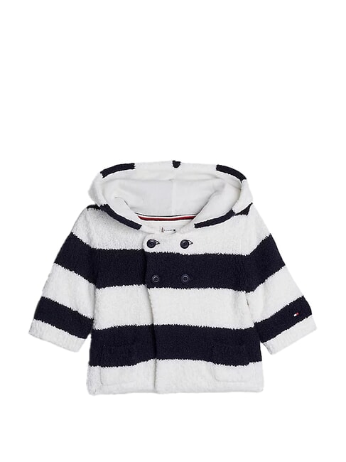 TOMMY HILFIGER TH KIDS Zweireihiger Mantel Wüstenhimmel Streifen - Kinder Jacken