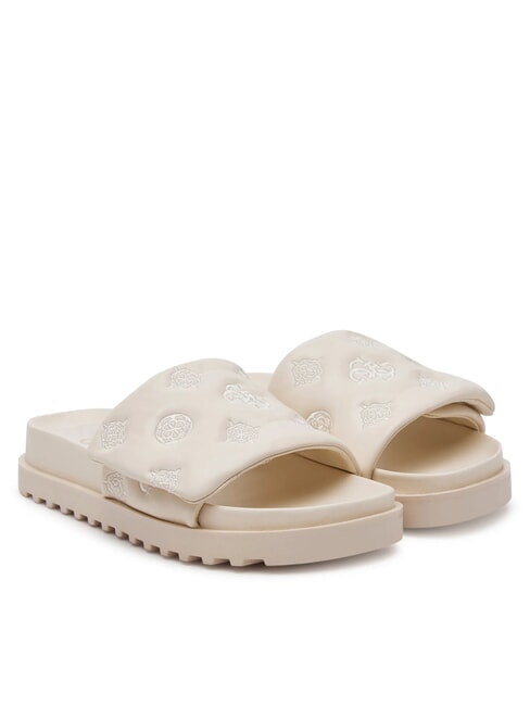 GUESS FABIO2 Plateau-Slipper CREME - Damenschuhe