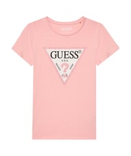 GUESS KIDS Kurzarm-T-Shirt mit Strasssteinen - Kinder-T-Shirt