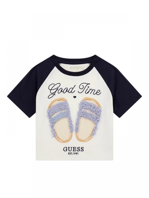 GUESS KIDS Kurzärmliges T-Shirt mit verkürzter Passform geheimes Blau - Kinder-T-Shirt