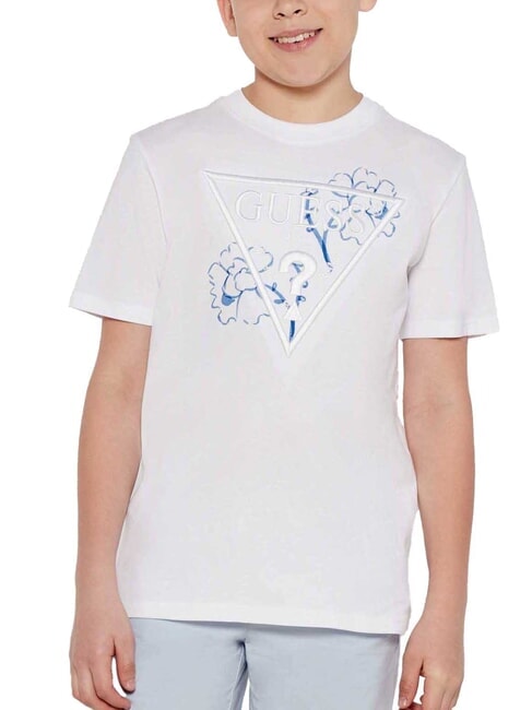GUESS KIDS Oversize-Kurzarm-T-Shirt purweiß - Kinder-T-Shirt