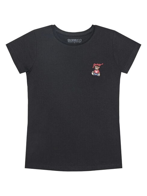 GUESS KIDS Kurzarm-T-Shirt mit Teddybär jetbla - Kinder-T-Shirt
