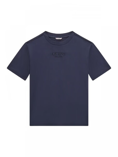 GUESS KIDS Kurzarm-T-Shirt mit Logo-Stickerei smartblue - Kinder-T-Shirt