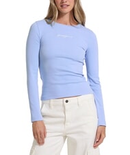 GUESS JEANS EMBRO Langärmliges geripptes T-Shirt - T-Shirts und Tops für Damen