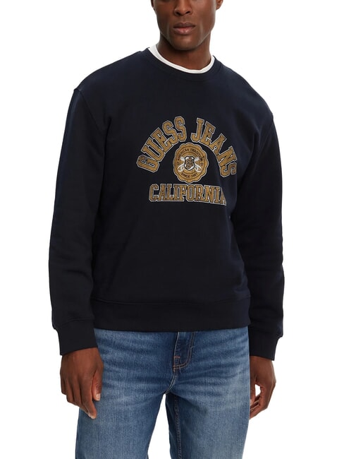 GUESS JEANS REGULAR Sweatshirt mit Rundhalsausschnitt und Print gewagter Ozean - Sweatshirts Herren
