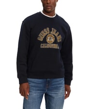 GUESS JEANS REGULAR Sweatshirt mit Rundhalsausschnitt und Print - Sweatshirts Herren