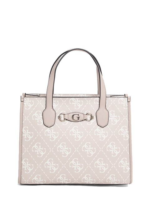 GUESS IZZY 2 Tragetasche mit Schultergurt Sand-Logo - Damentaschen