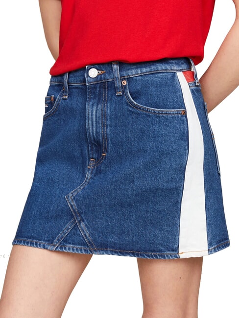 TOMMY HILFIGER TH JEANS Kurzer Jeansrock mittlerer Denim - Damenröcke