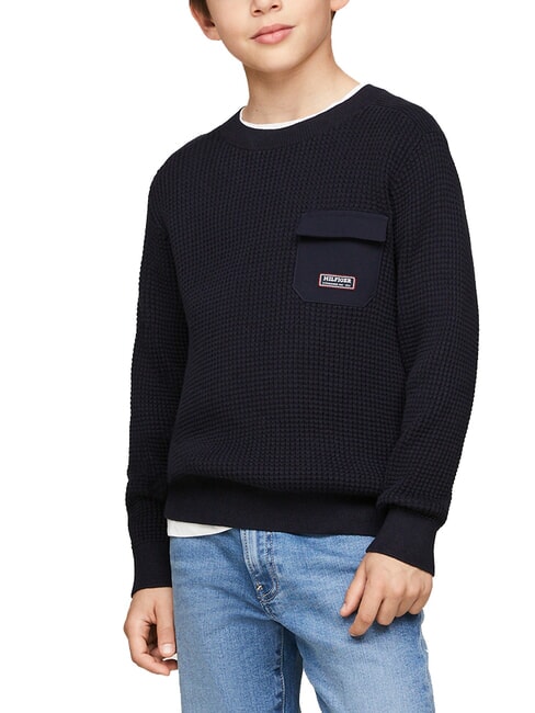 TOMMY HILFIGER TH KIDS Baumwollpullover Wüstenhimmel - Kinderpullover