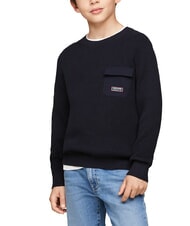TOMMY HILFIGER TH KIDS Baumwollpullover - Kinderpullover