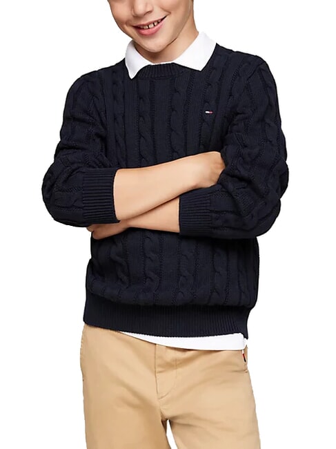 TOMMY HILFIGER TH KIDS Baby-Baumwollpullover Wüstenhimmel - Kinderpullover