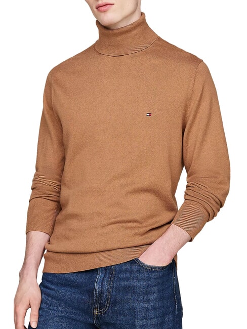 TOMMY HILFIGER TH  Rollkragenpullover Safari-Leinwand - Herrenpullover