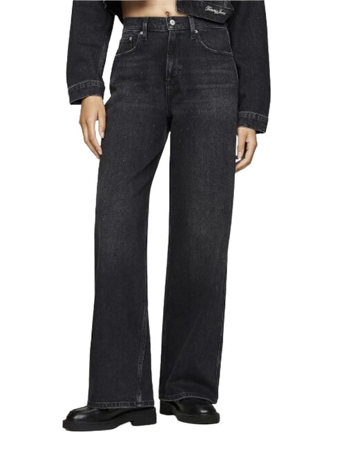 TOMMY HILFIGER TH JEANS Damenjeans schwarzer Denim - Damenjeans