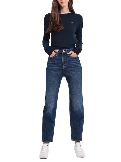 TOMMY HILFIGER TH JEANS IZZIE Schmale Jeans dunkler Denim - Damenjeans