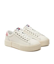 TOMMY HILFIGER TOMMY JEANS Foxing Flatform Turnschuhe Elfenbein - Damenschuhe - 1