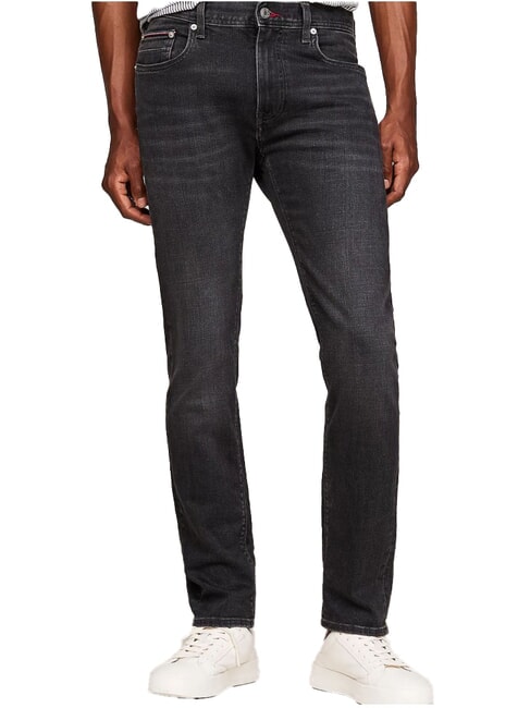 TOMMY HILFIGER TH  Slim Fit Jeans tiefschwarz - Herrenjeans