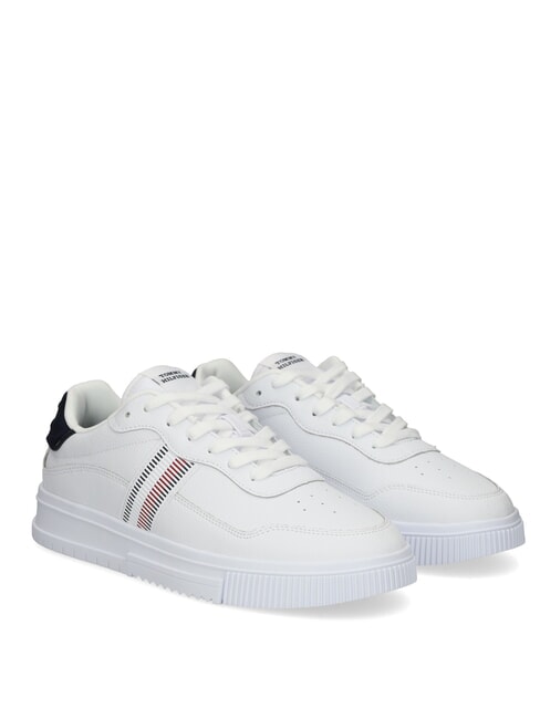 TOMMY HILFIGER TH  Sneakers mit hoher Sohle Weiß - Herrenschuhe