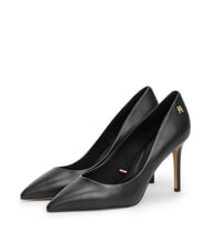 TOMMY HILFIGER TH  9cm hohe Lederpumps Schwarz - Damenschuhe - 1