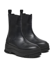 TOMMY HILFIGER TH JEANS  Hohe Stiefeletten aus Leder - Damenschuhe