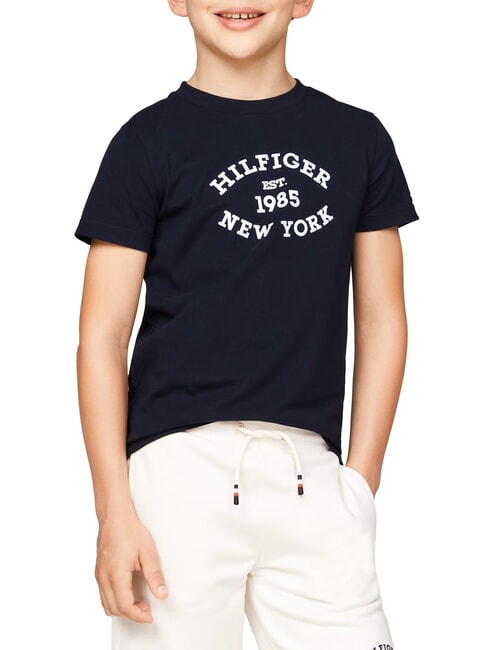 TOMMY HILFIGER TH KIDS Kinder-T-Shirt aus Baumwolle Wüstenhimmel - Kinder-T-Shirt