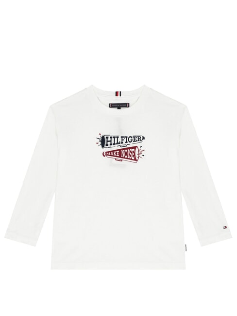 TOMMY HILFIGER TH KIDS Langärmliges T-Shirt Weiß - Kinder-T-Shirt