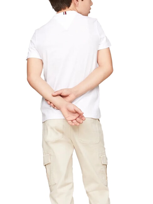 TOMMY HILFIGER TH KIDS Kurzärmeliges Baumwoll-T-Shirt Weiß - Kinder-T-Shirt
