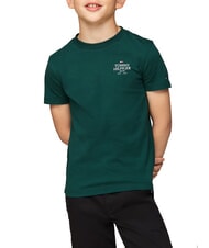 TOMMY HILFIGER TH KIDS Kurzärmeliges Baumwoll-T-Shirt - Kinder-T-Shirt