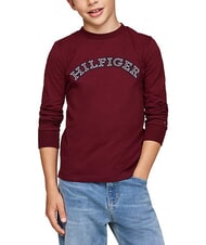 TOMMY HILFIGER TH KIDS Lang&auml;rmliges Baumwoll-T-Shirt - Kinder-T-Shirt