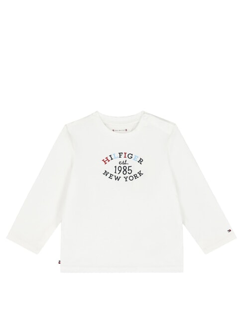 TOMMY HILFIGER TH KIDS 1985 Langärmliges T-Shirt Weiß - Kinder-T-Shirt